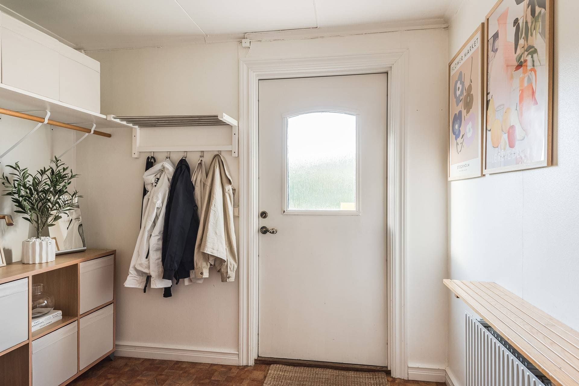 Hall entréplan, norr